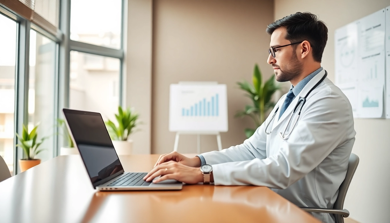 Examine eprescribing software pricing details in a modern healthcare office.